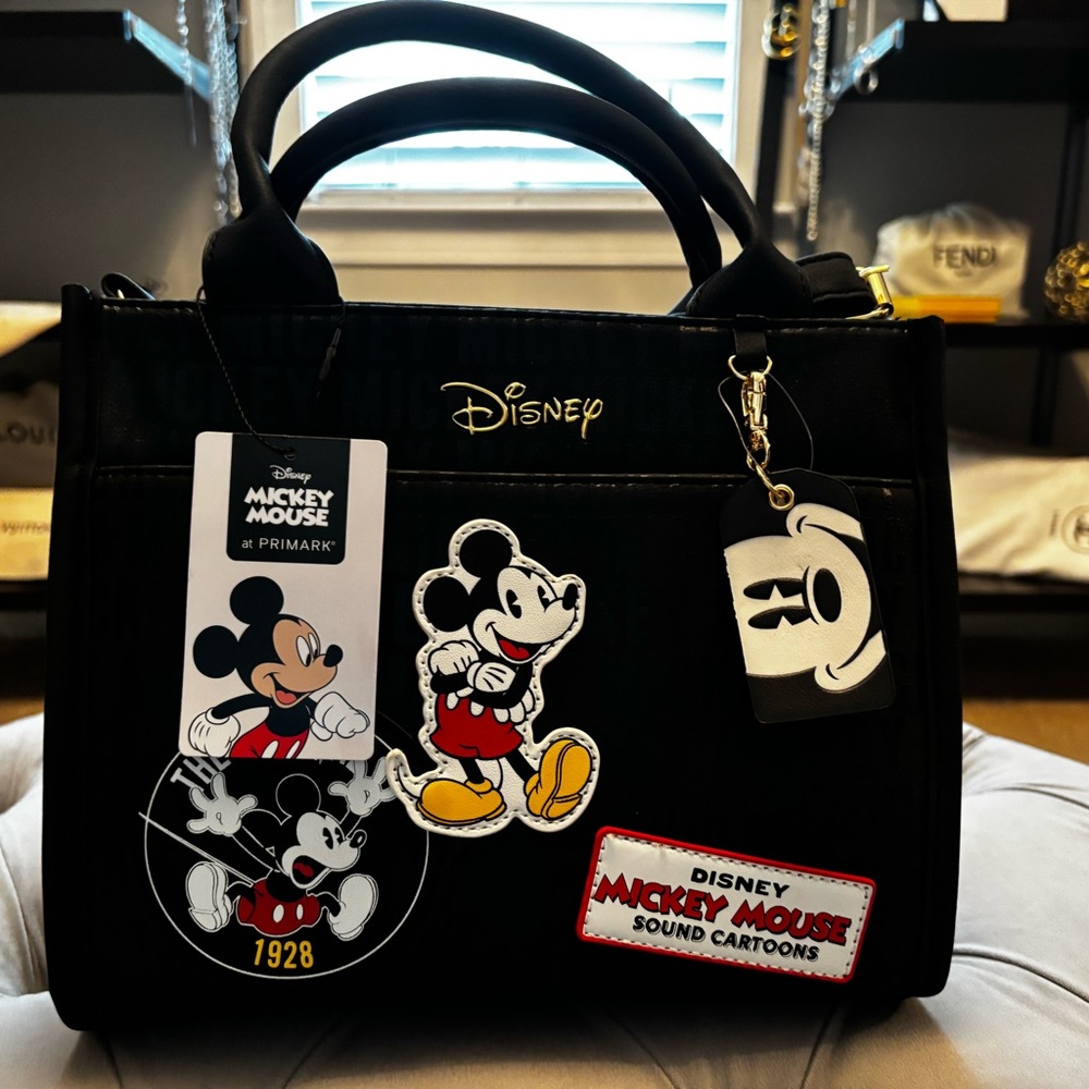 Primark Disney Black Mickey Mouse Tote Bag